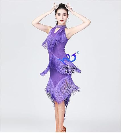 Amazon.co.jp: [売店] ラテンドレス フリンジ 社交ダンス衣装